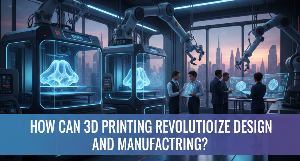 How can 3D printing revolutionize design and manufacturing?